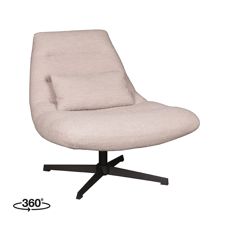 Fauteuil Nox naturel bouclé - Afbeelding 2