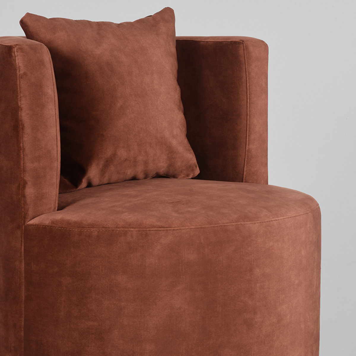 Fauteuil Evy roest velours - Afbeelding 5