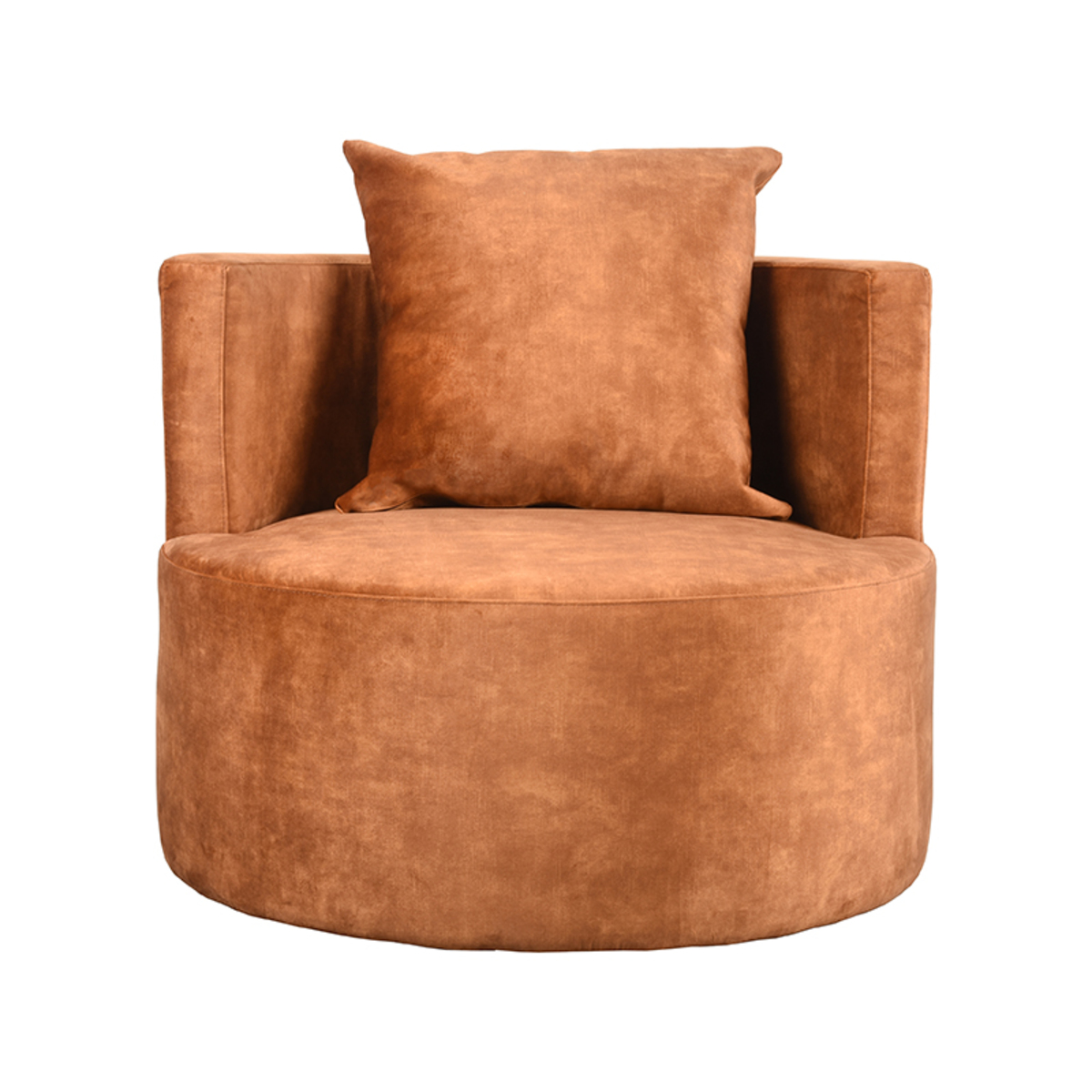 Fauteuil Evy oker velours