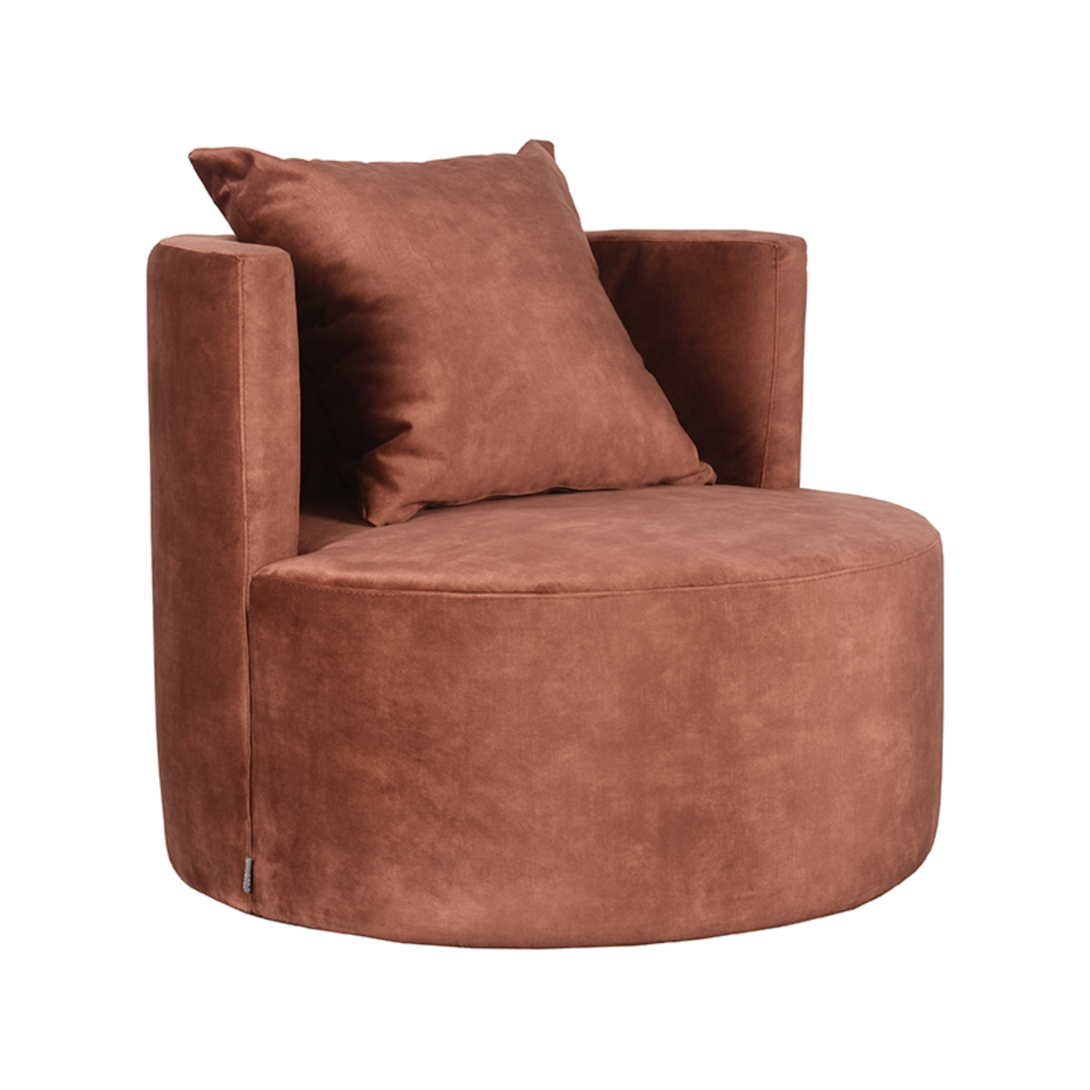Fauteuil Evy roest velours