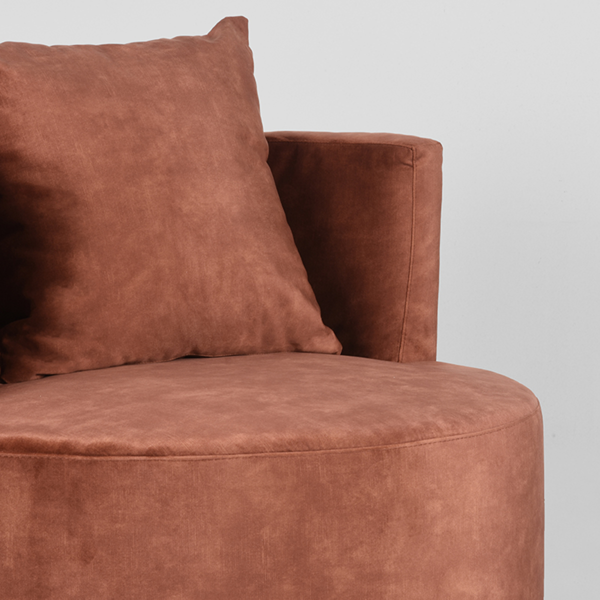 Fauteuil Evy roest velours - Afbeelding 5