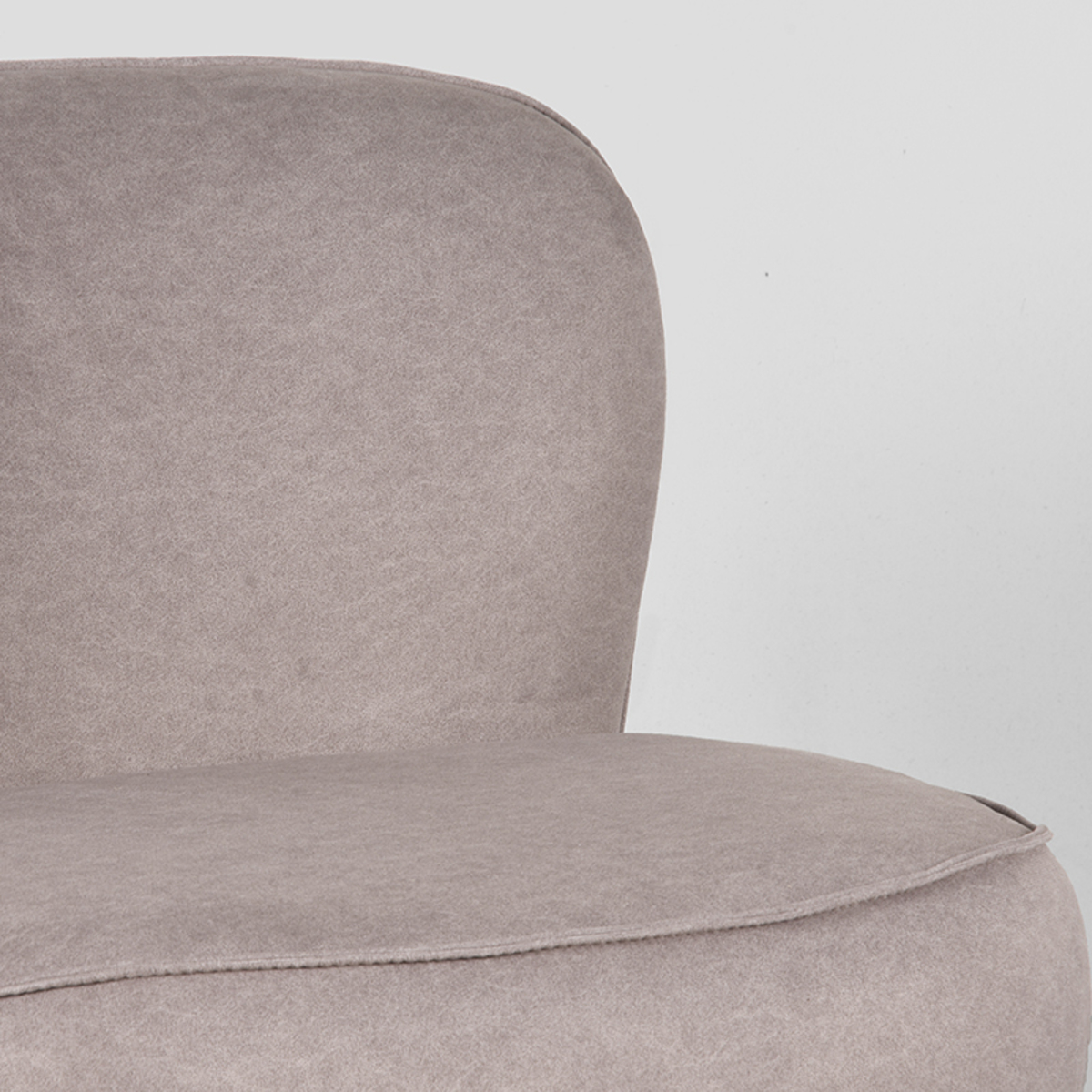 Fauteuil Bunny taupe microvezel - Afbeelding 5