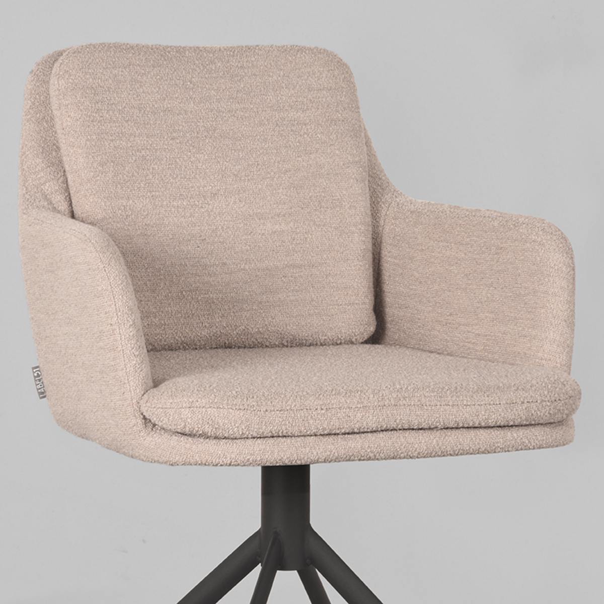 Eetkamerstoel Joy naturel bouclé - Afbeelding 6
