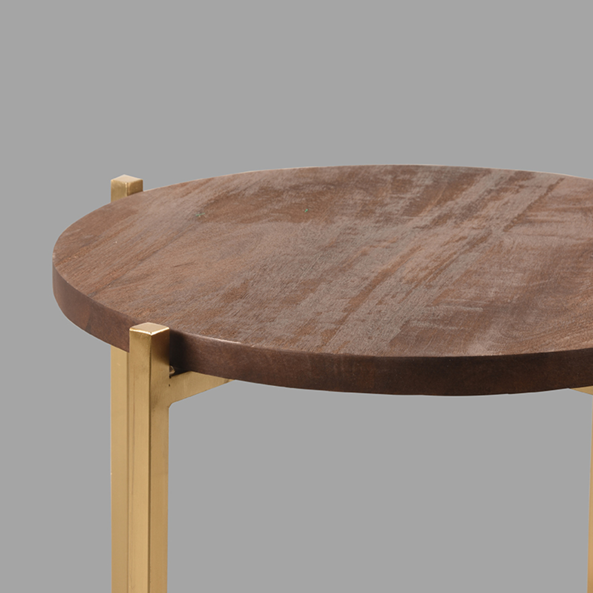 Bijzettafel Dox Espresso mangohout - Afbeelding 4