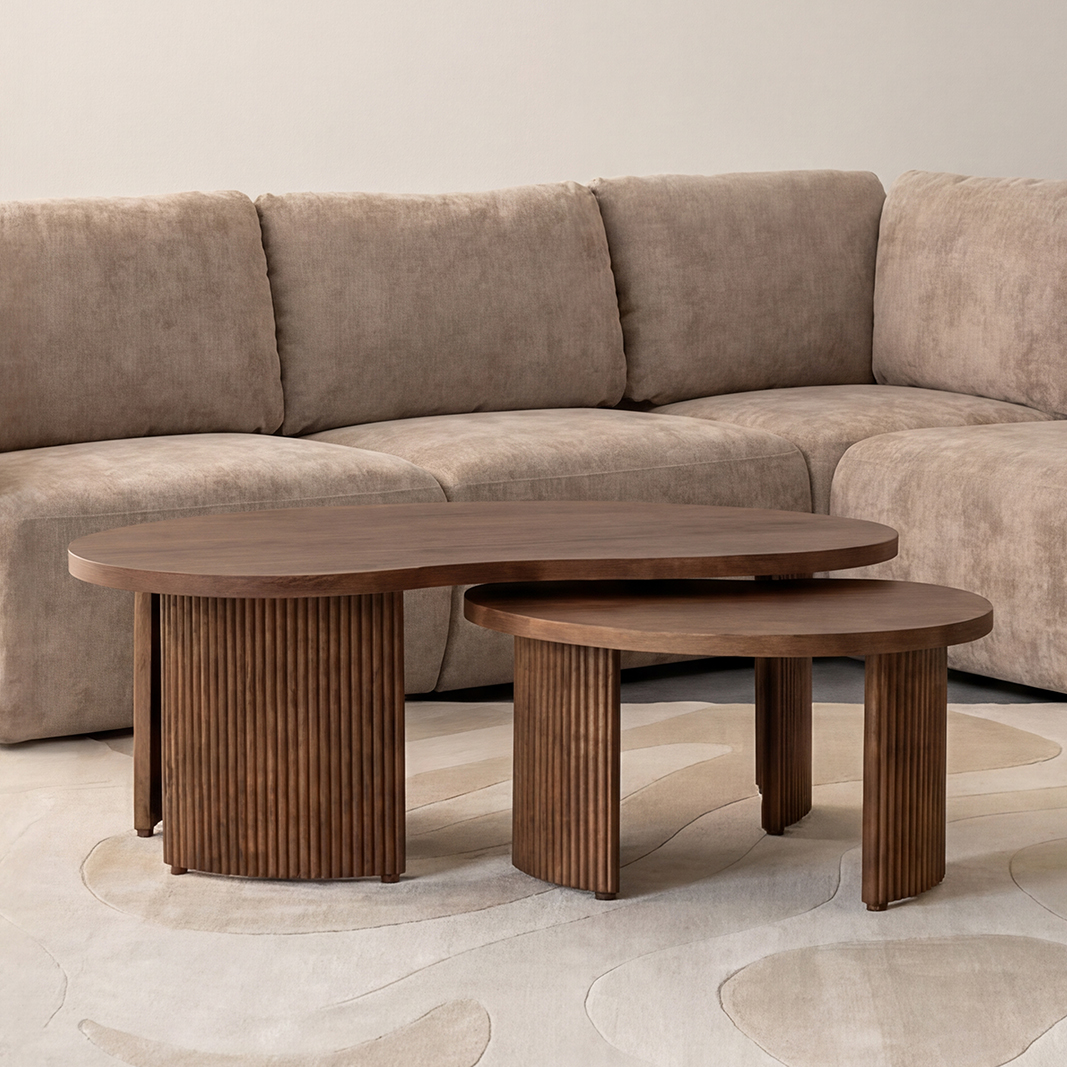 Salontafel Timon Espresso mangohout
