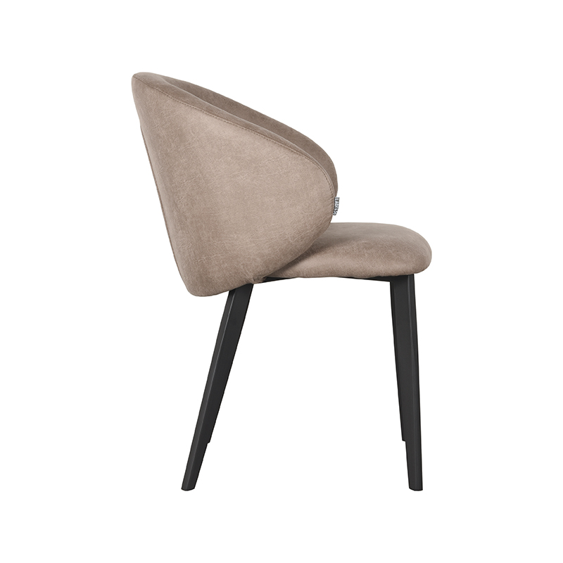 Eetkamerstoel Logan taupe microvezel - Afbeelding 3