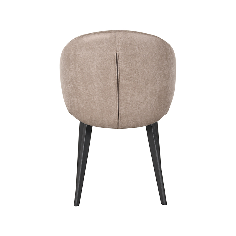 Eetkamerstoel Logan taupe microvezel - Afbeelding 4