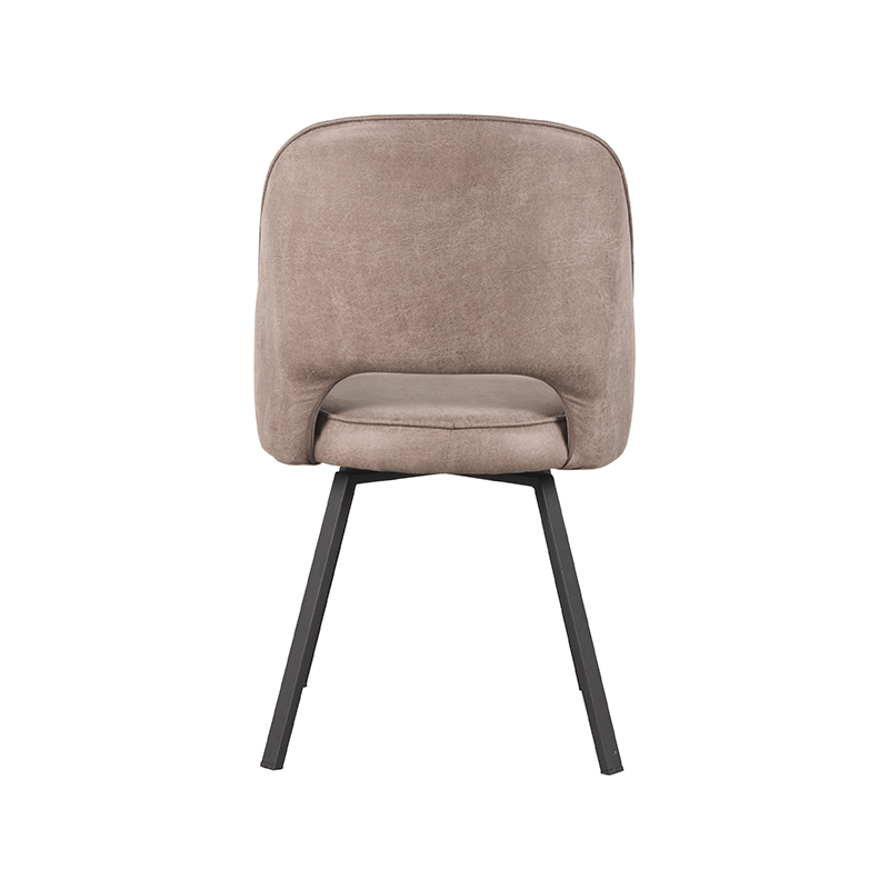 Eetkamerstoel Lewis taupe microvezel - Afbeelding 4