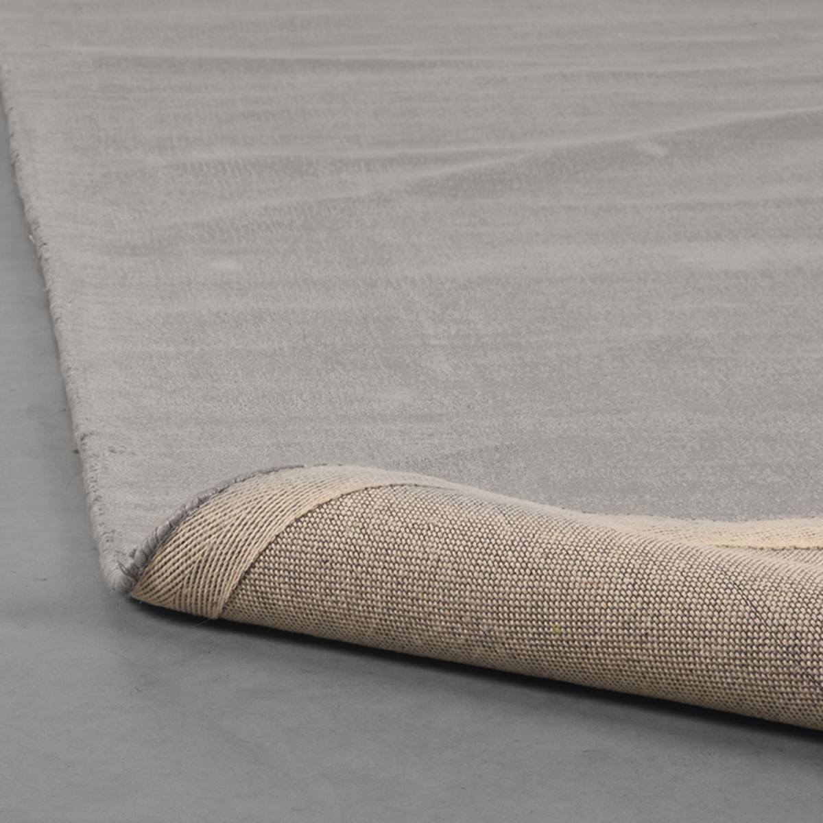 Vloerkleed Velvy Synthetisch grijs - Afbeelding 3