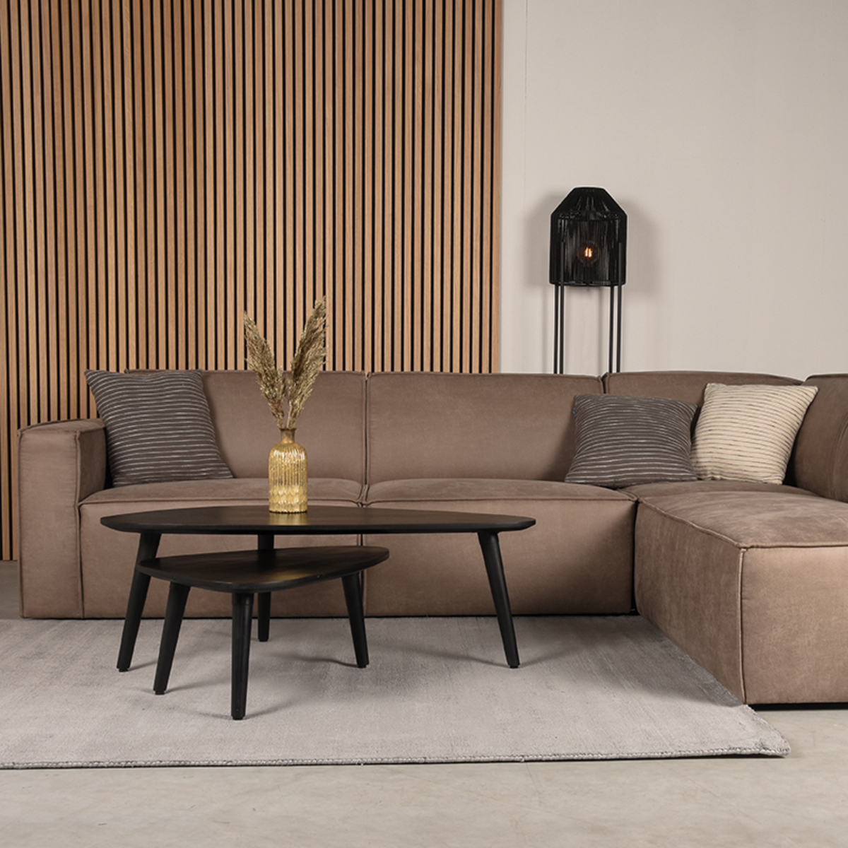 Vloerkleed Velvy Synthetisch grijs - Afbeelding 4