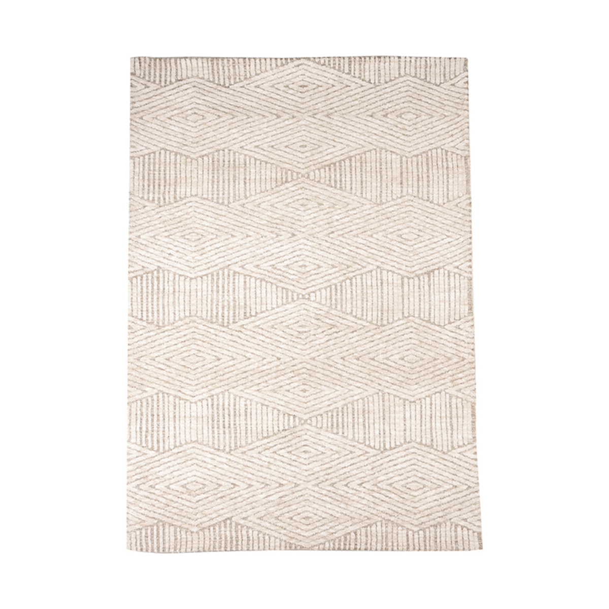 Vloerkleed Cosy Synthetisch taupe 200x300 cm