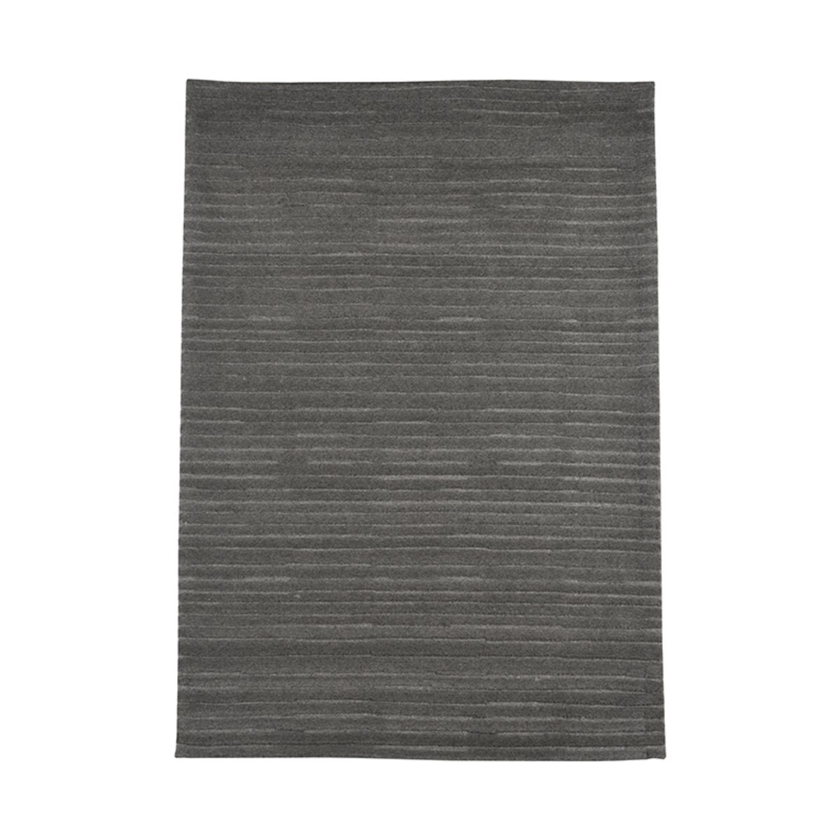 Vloerkleed Luxy antraciet wol 200x300 cm