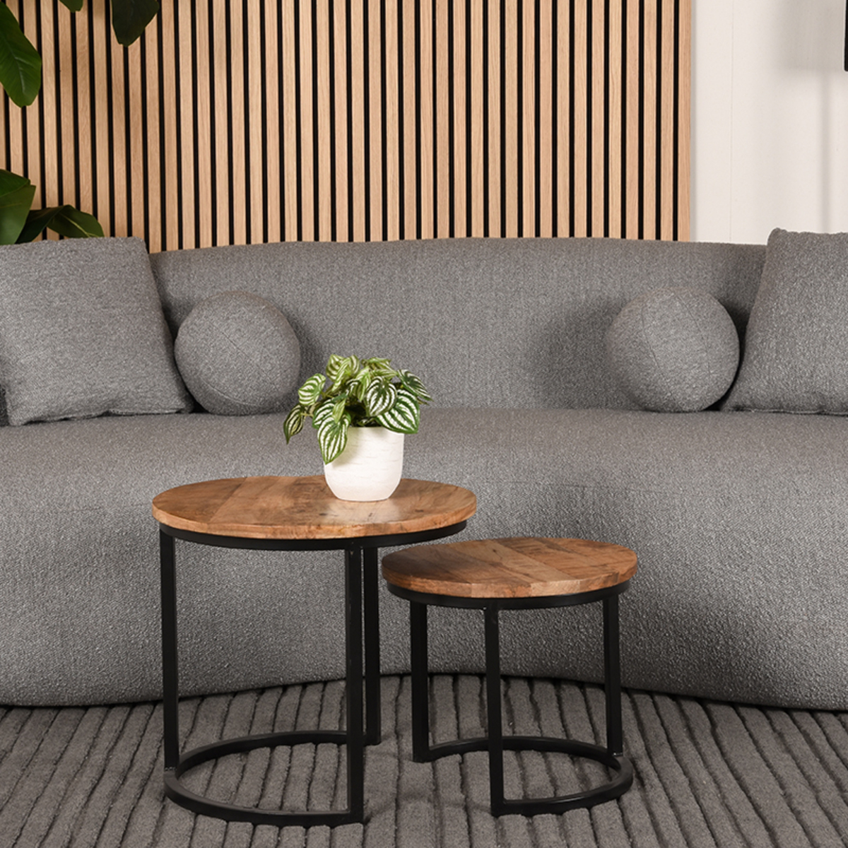 Vloerkleed Luxy antraciet wol 160x230 cm - Afbeelding 4