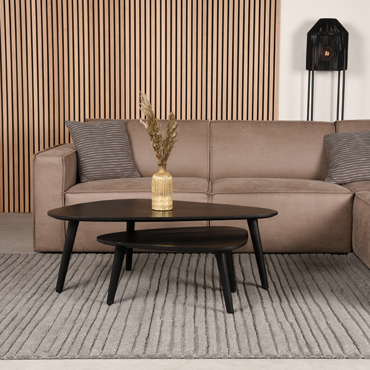 Vloerkleed Luxy grijs wol 160x230 cm - Afbeelding 4