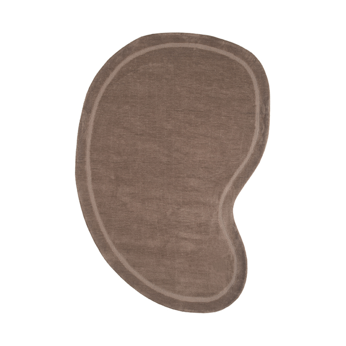 Vloerkleed Mody Synthetisch taupe 200x300 cm