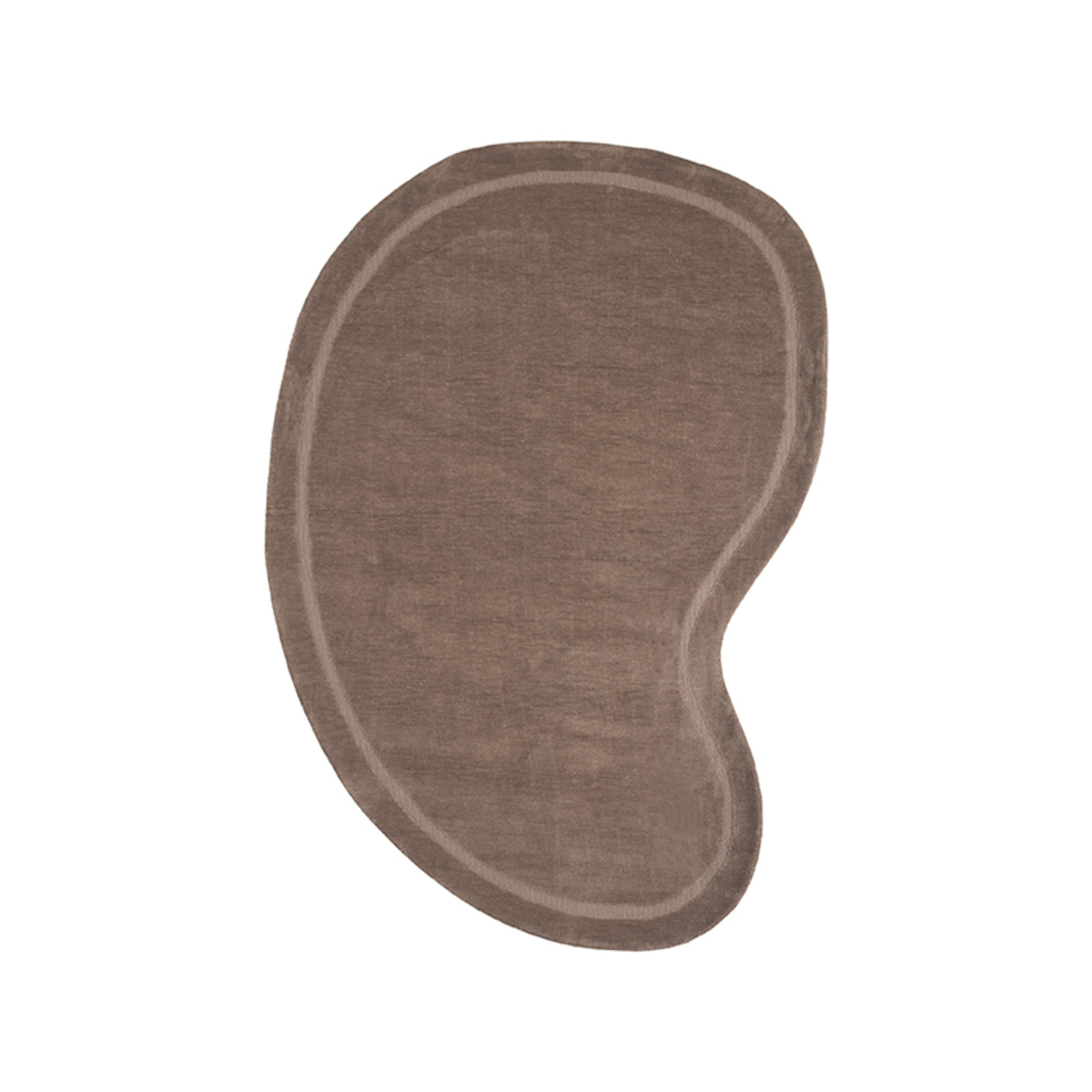 Vloerkleed Mody Synthetisch taupe 160x230 cm