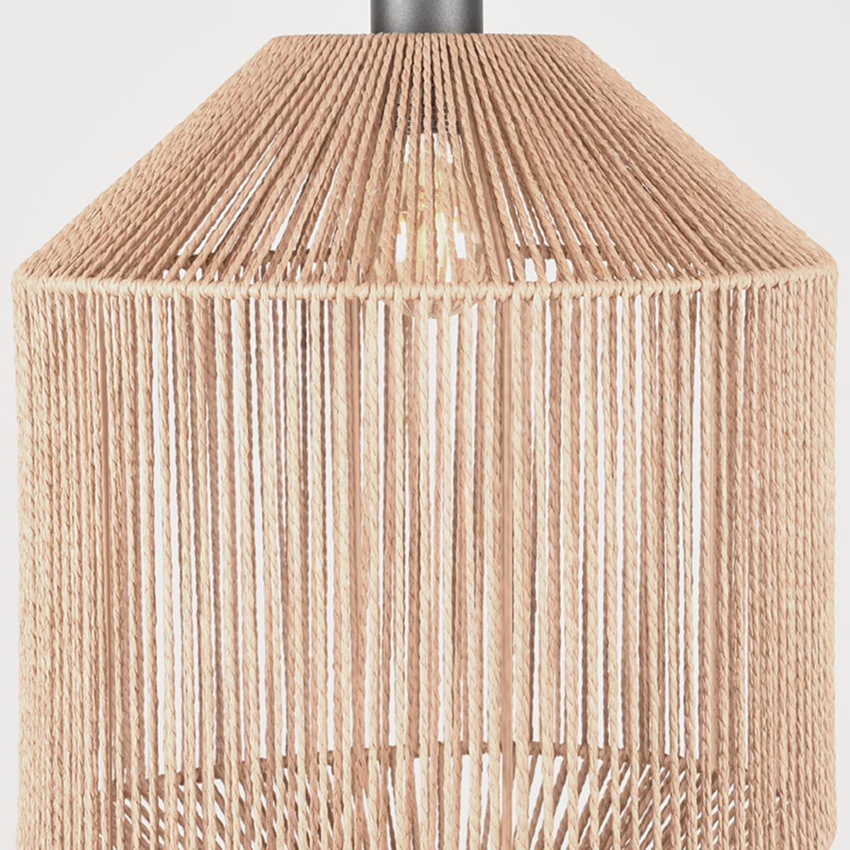 Hanglamp Ibiza Cilinder 1-lichts naturel jute - Afbeelding 3