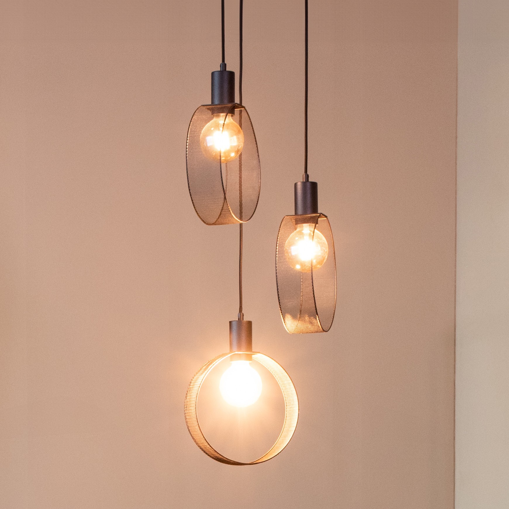 Hanglamp Ronda zwart metaal