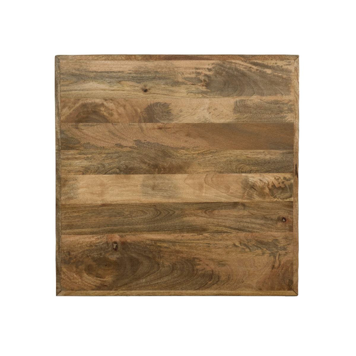 Eetkamertafel Tafelblad Edge Rough recht mangohout 70 cm - Afbeelding 3