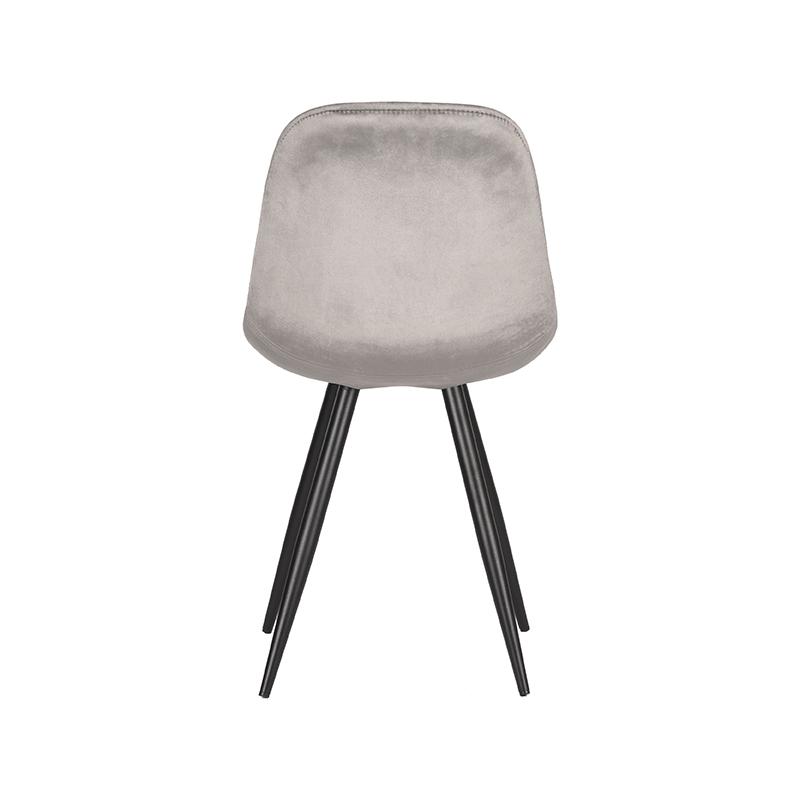 Eetkamerstoel Capri grijs velours - Afbeelding 4