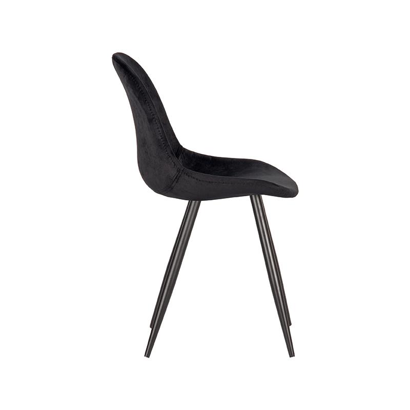 Eetkamerstoel Capri zwart velours - Afbeelding 3
