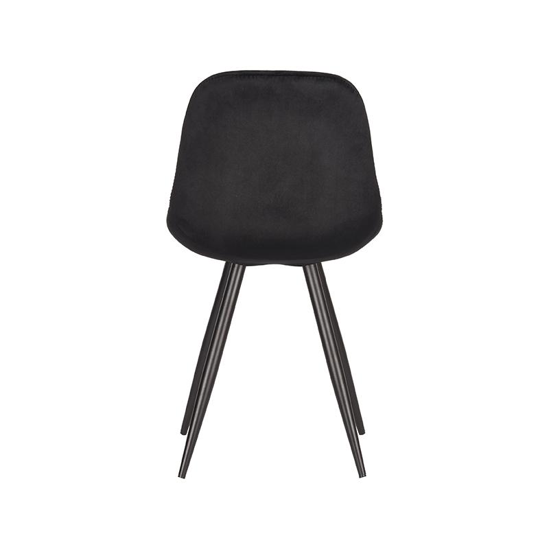 Eetkamerstoel Capri zwart velours - Afbeelding 4