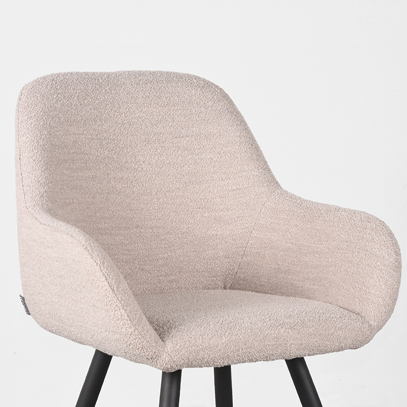 Eetkamerstoel Fender naturel bouclé - Afbeelding 5