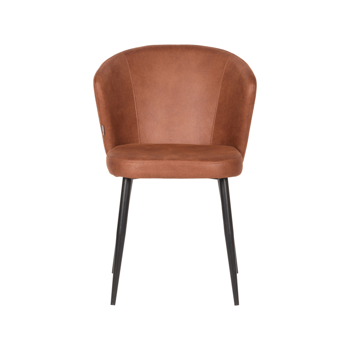 Eetkamerstoel Wave cognac microvezel - Afbeelding 2