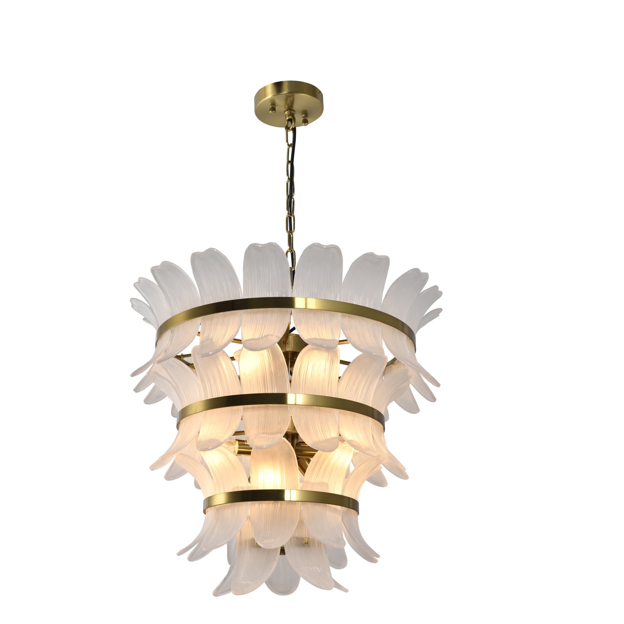 Hanglamp Ameline antiek messing - Afbeelding 2