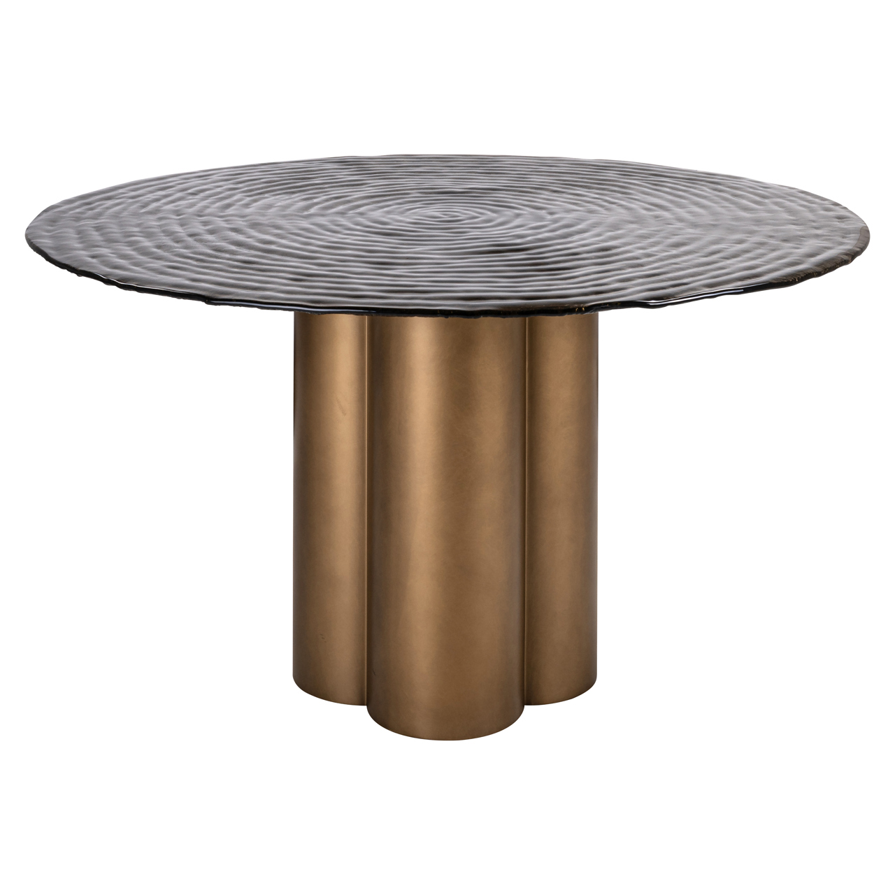 Eettafel Glastonburry gold antique 135Ø - Afbeelding 2