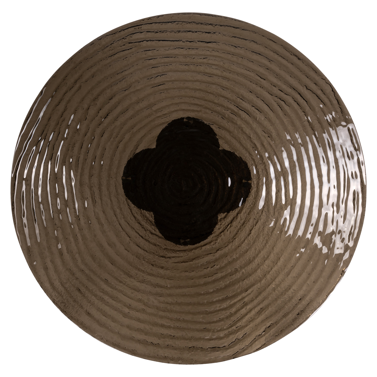 Eettafel Glastonburry gold antique 135Ø - Afbeelding 3