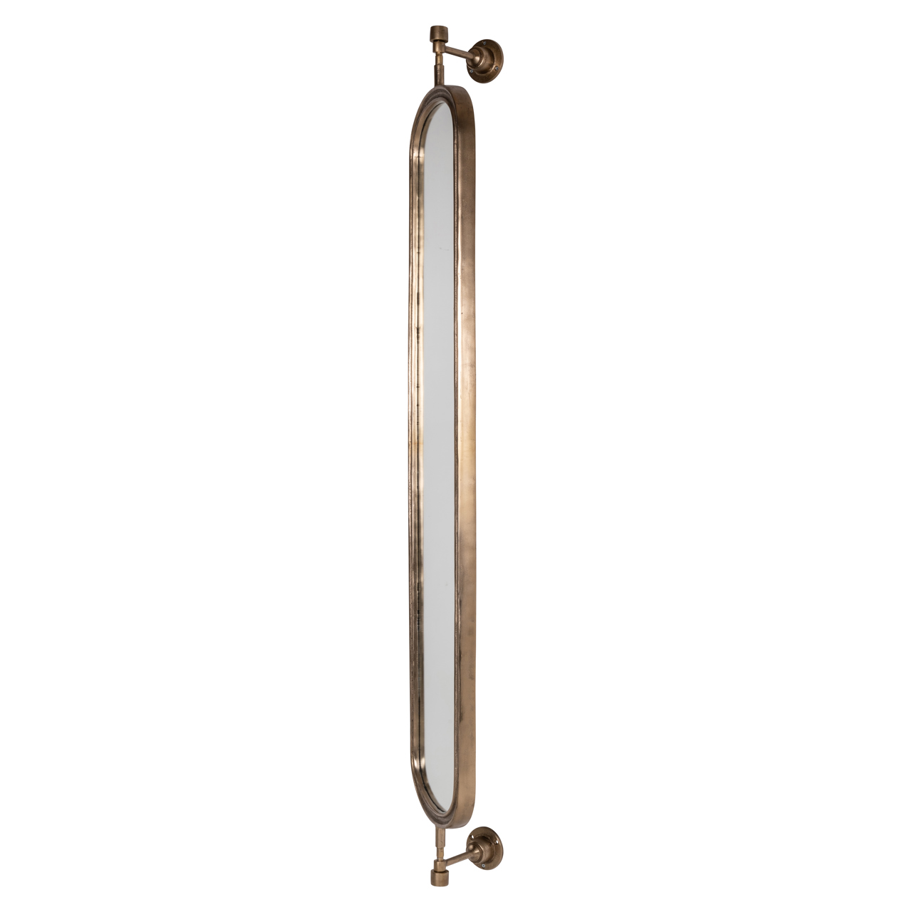 Spiegel Hasting antiek messing - Afbeelding 5