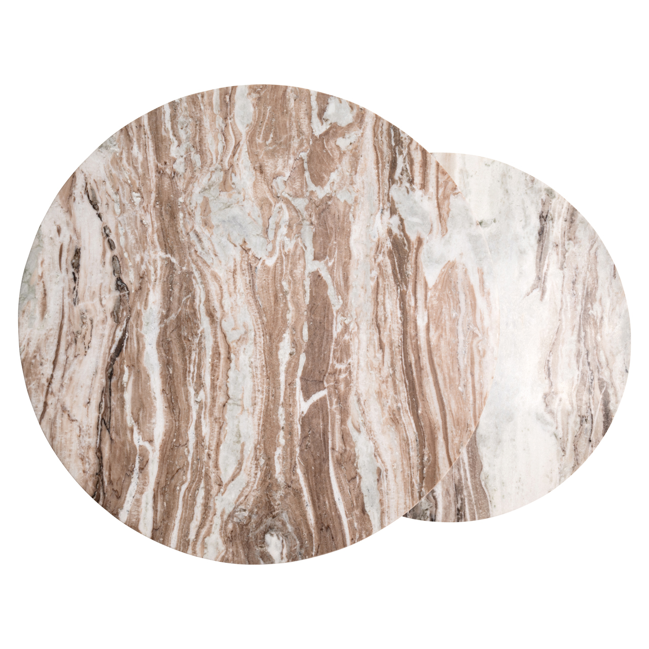 Salontafel Bottega Blush beige set van 2 - Afbeelding 4