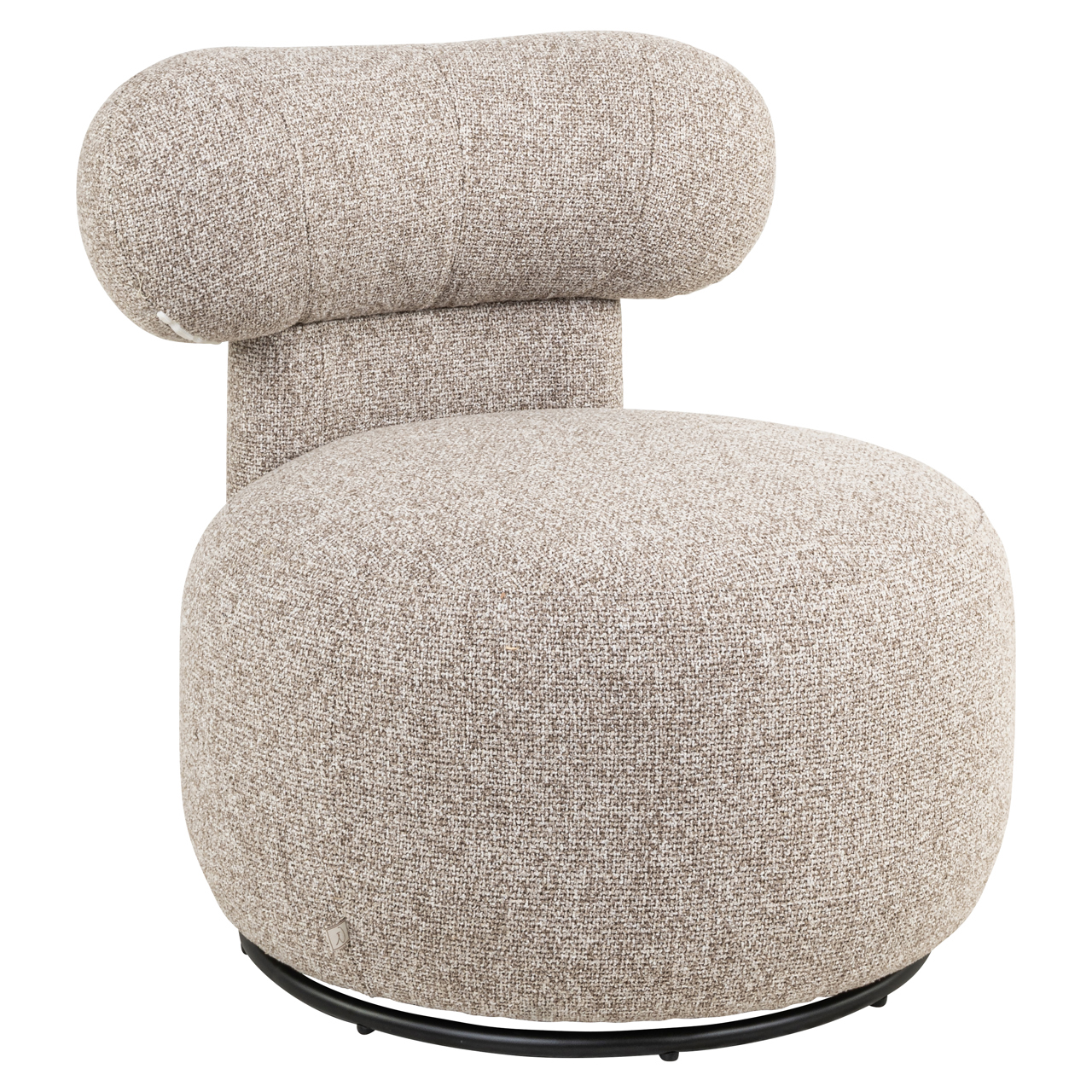 Loungestoel Kaya cayenne draaibaar bruin - Afbeelding 2