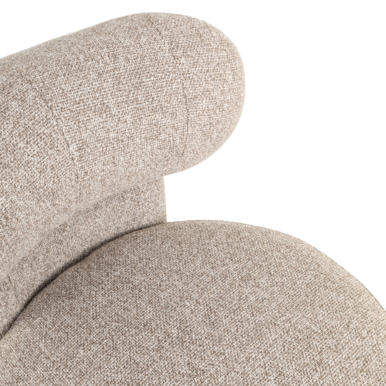 Loungestoel Kaya cayenne draaibaar bruin - Afbeelding 6