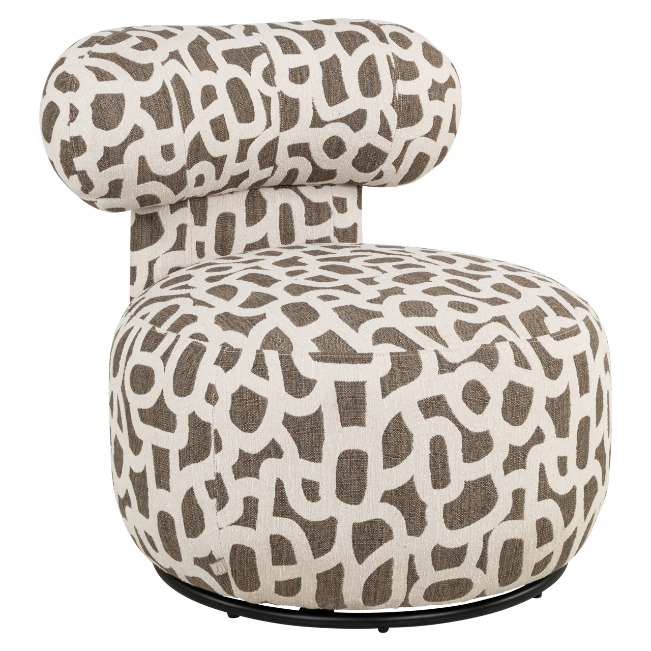 Loungestoel Kaya weave bruin - Afbeelding 2