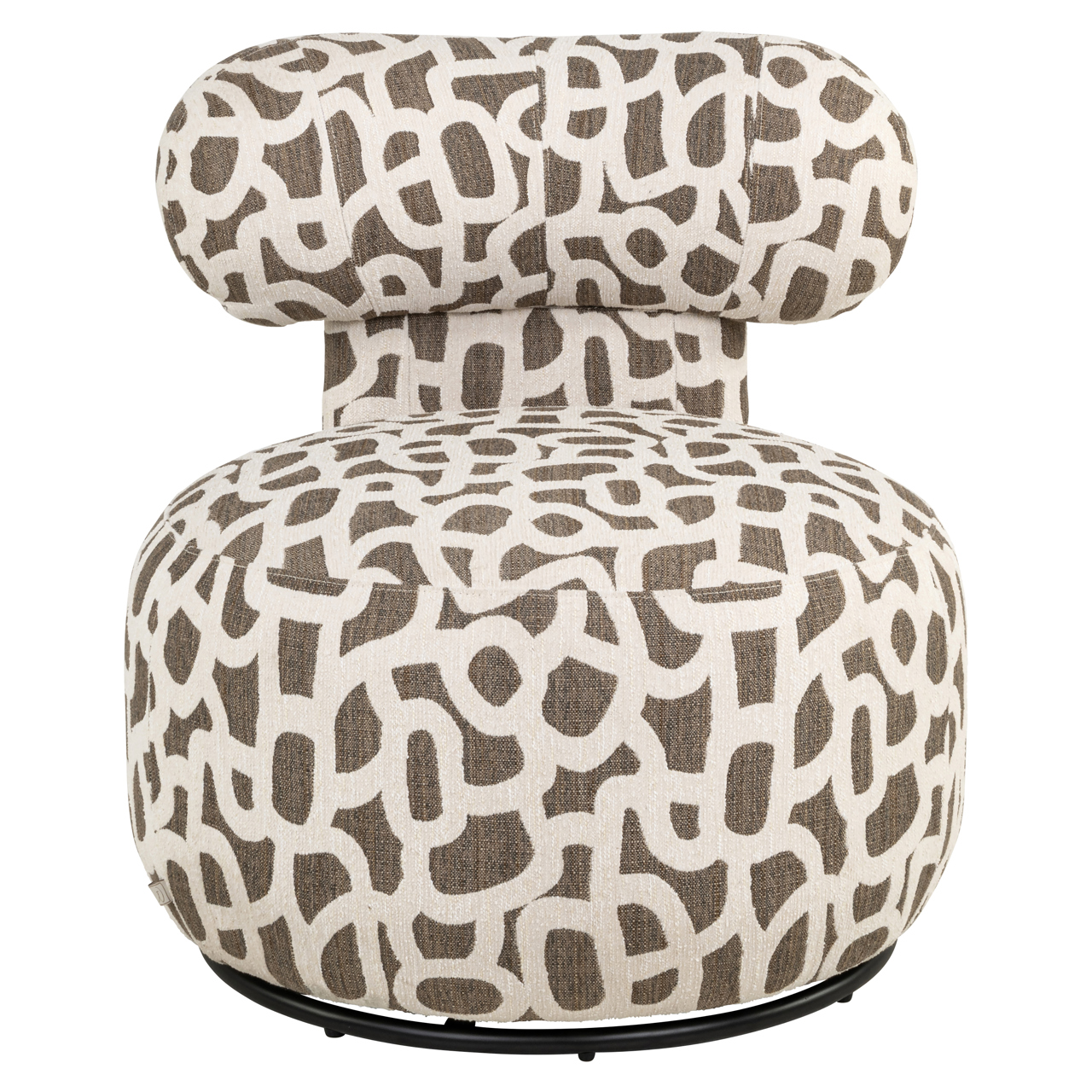 Loungestoel Kaya weave bruin - Afbeelding 3