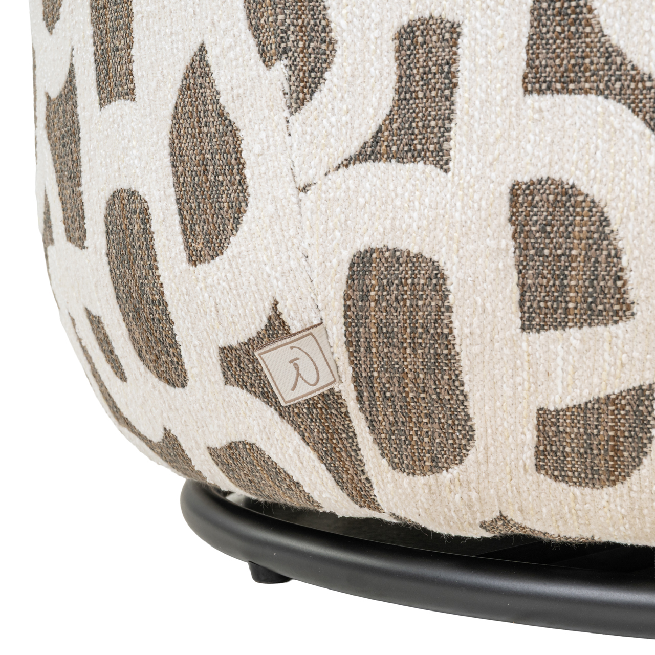 Loungestoel Kaya weave bruin - Afbeelding 7