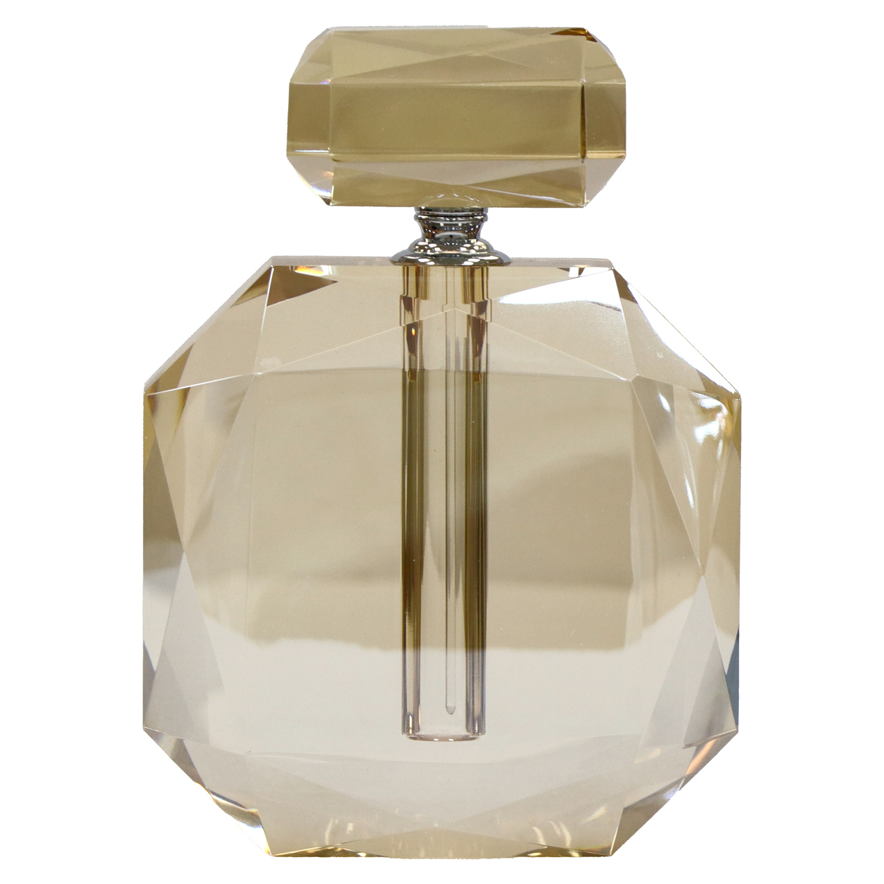 Decoratief object Khloe perfume bottle champagne