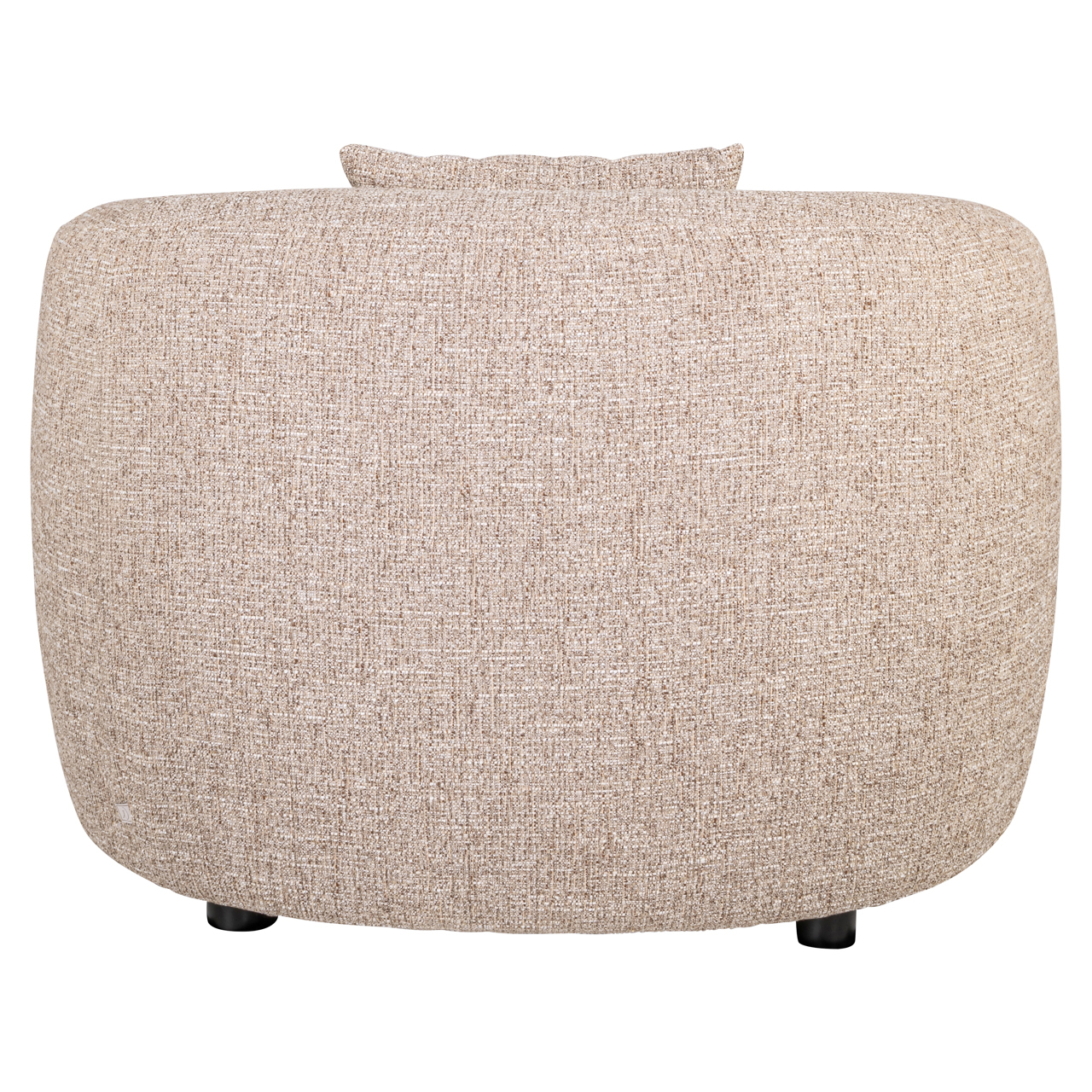 Loungestoel Luxandra brandvertragend zand tweed - Afbeelding 5