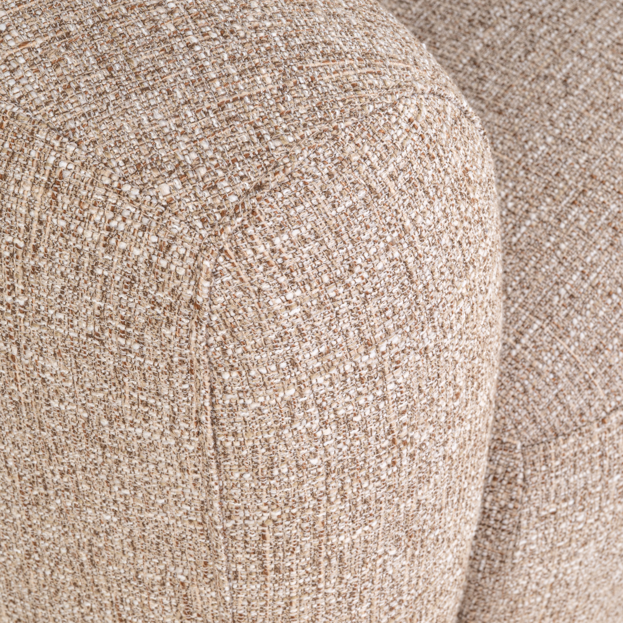 Loungestoel Luxandra brandvertragend zand tweed - Afbeelding 9