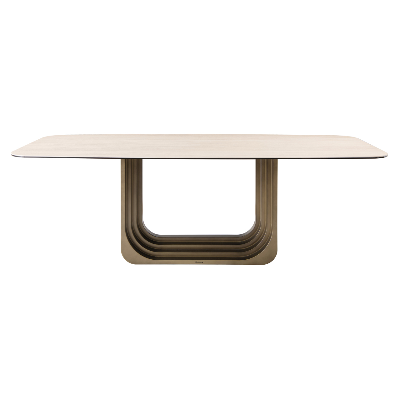 Eetkamertafel Maxfield beige 230 cm - Afbeelding 2