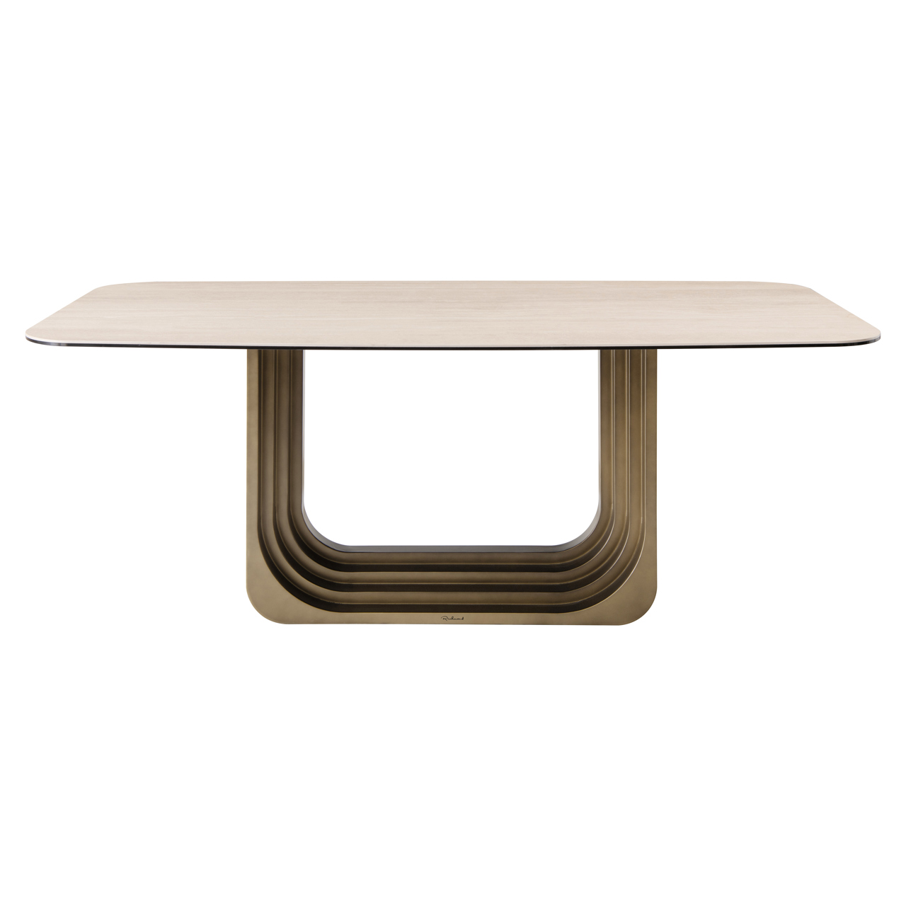 Eetkamertafel Maxfield beige 200 cm - Afbeelding 2