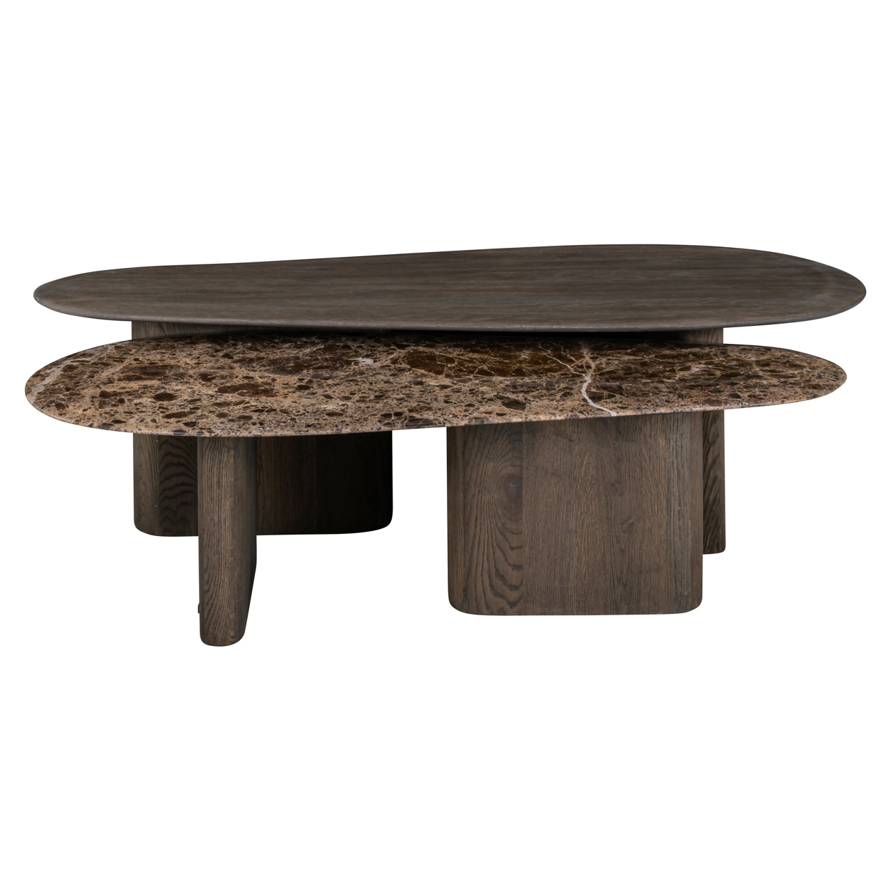 Salontafel Castello Smoked charchoal set van 2 - Afbeelding 2