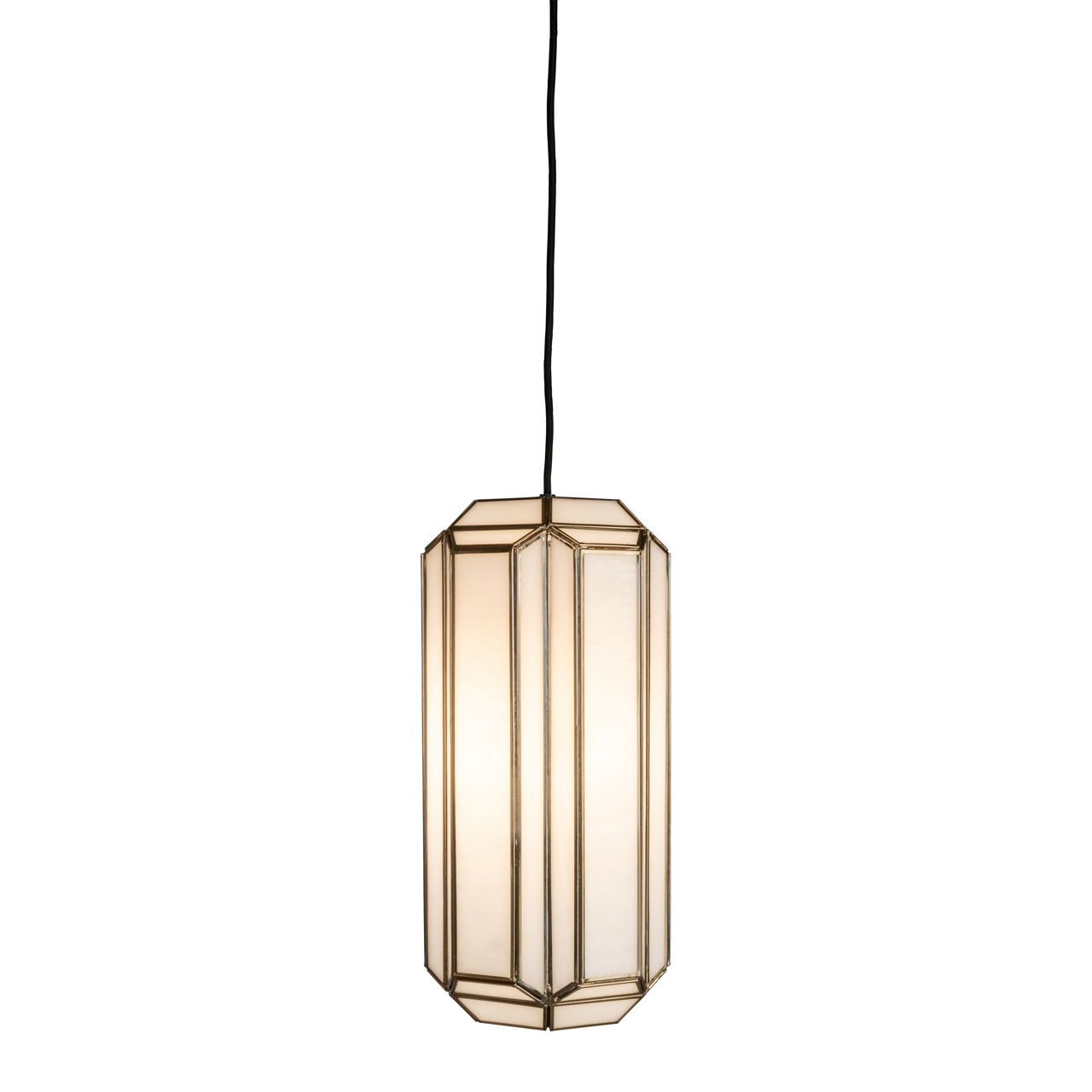 Hanglamp Elona antiek messing