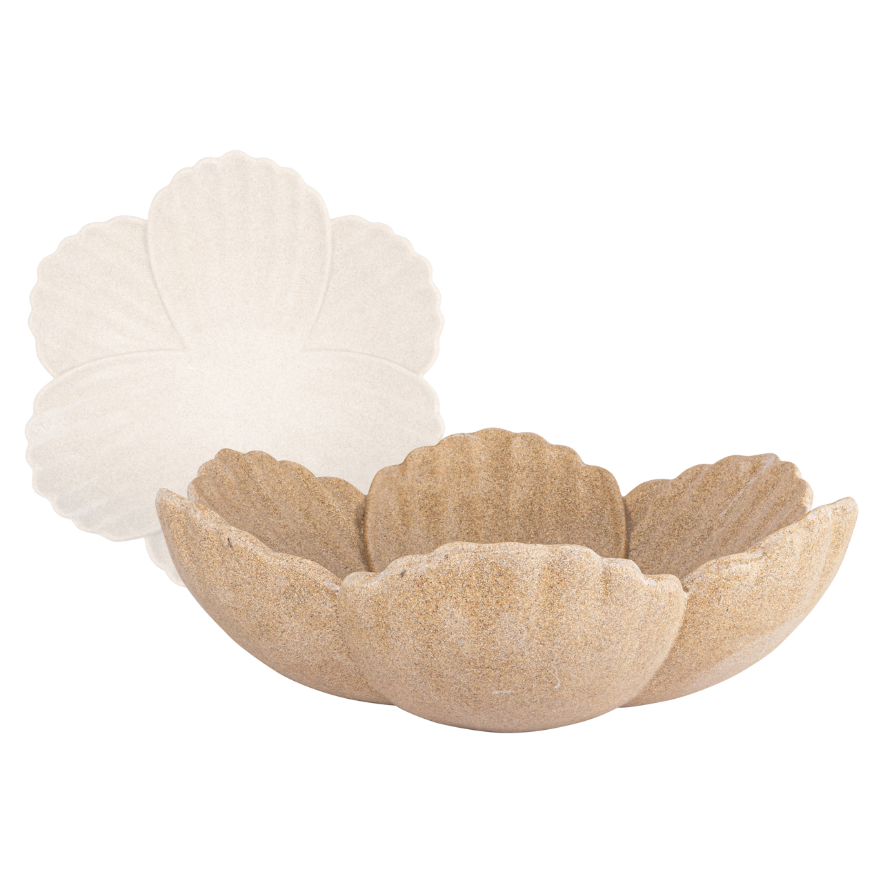 Schaal Petal beige - Afbeelding 3
