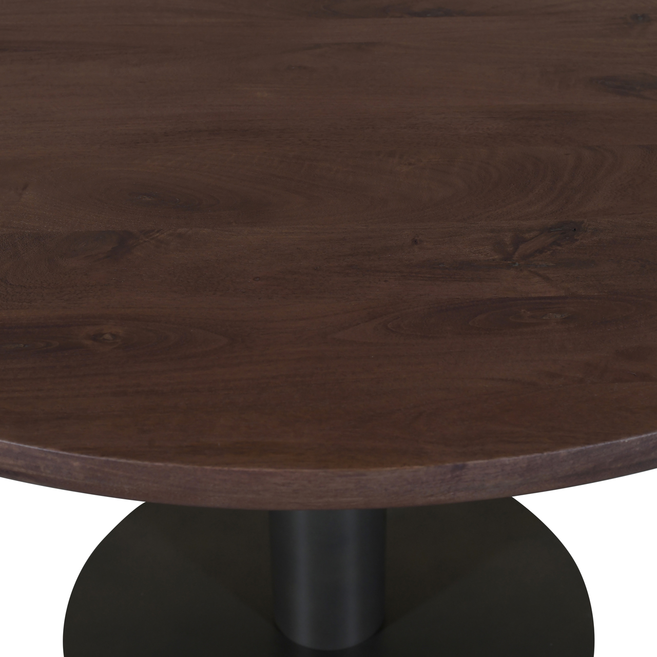 Eetkamertafel Baldwin spicebrown Ø130 cm - Afbeelding 4