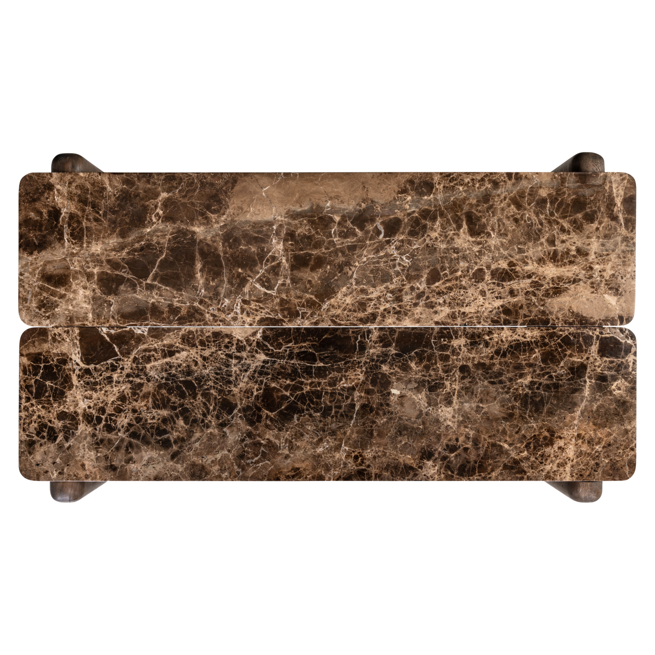 Salontafel Lagrasse donkerbruin - Afbeelding 4