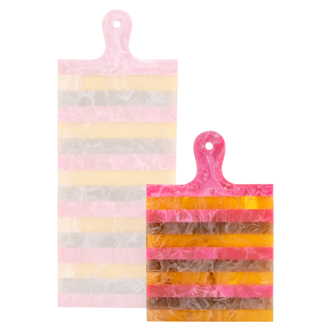 Dienblad Cindy pink/orange - serving board small - Afbeelding 4