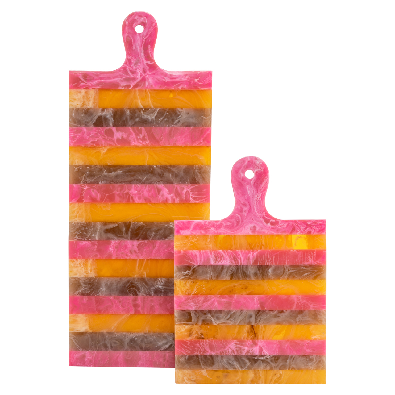 Dienblad Cindy pink/orange - serving board small - Afbeelding 5